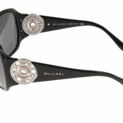 Bvlgari-BVLGARI rhinestone sunglasses black 8008-B 501 / 87 - $50