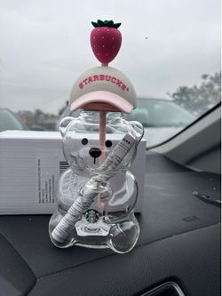 Starbucks pink bear cup