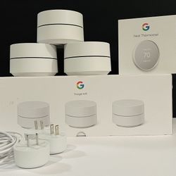 Google WiFi with Nest Thermostat 