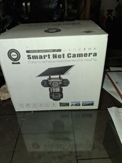 Solar power security camera wifi to your phone microphone , to talk out in here in