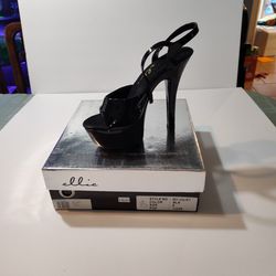 Dancer Shoes Ellie Size 8 Black 