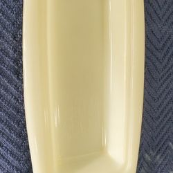 Vintage MCM Pyrex Milk Glass Butter Dish Bottom Only