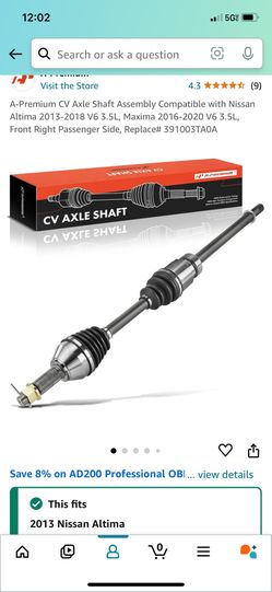 Cv Axles