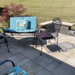 Patios Furniture Black Wrought Iron