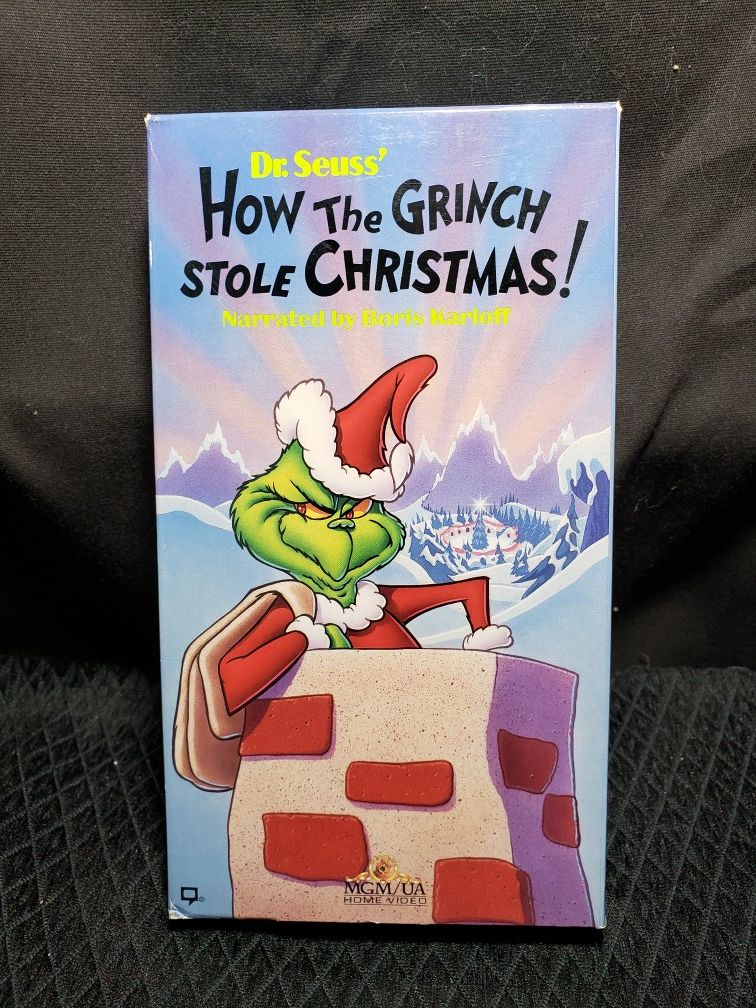 Dr Suess How The Grinch Stole Christmas VHS