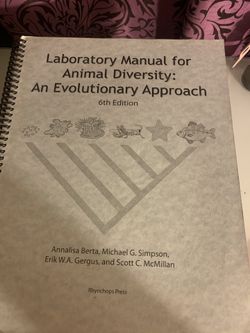 Lab Manual For Animal Diversity