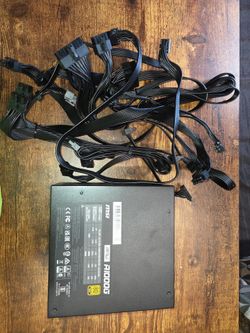 MSI MPG A1000G 1000 watt power supply