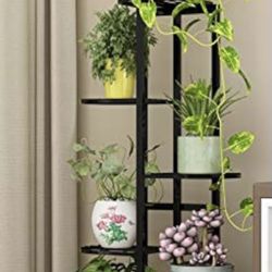 5 Tier Plant Stand, Black 