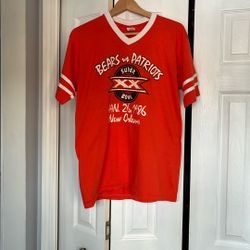 Vintage Bears vs Patriots Super Bowl XX T-shirt 