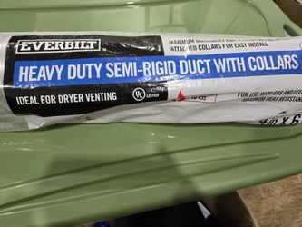 Heavy Duty Semi-rigid Duct With Collars