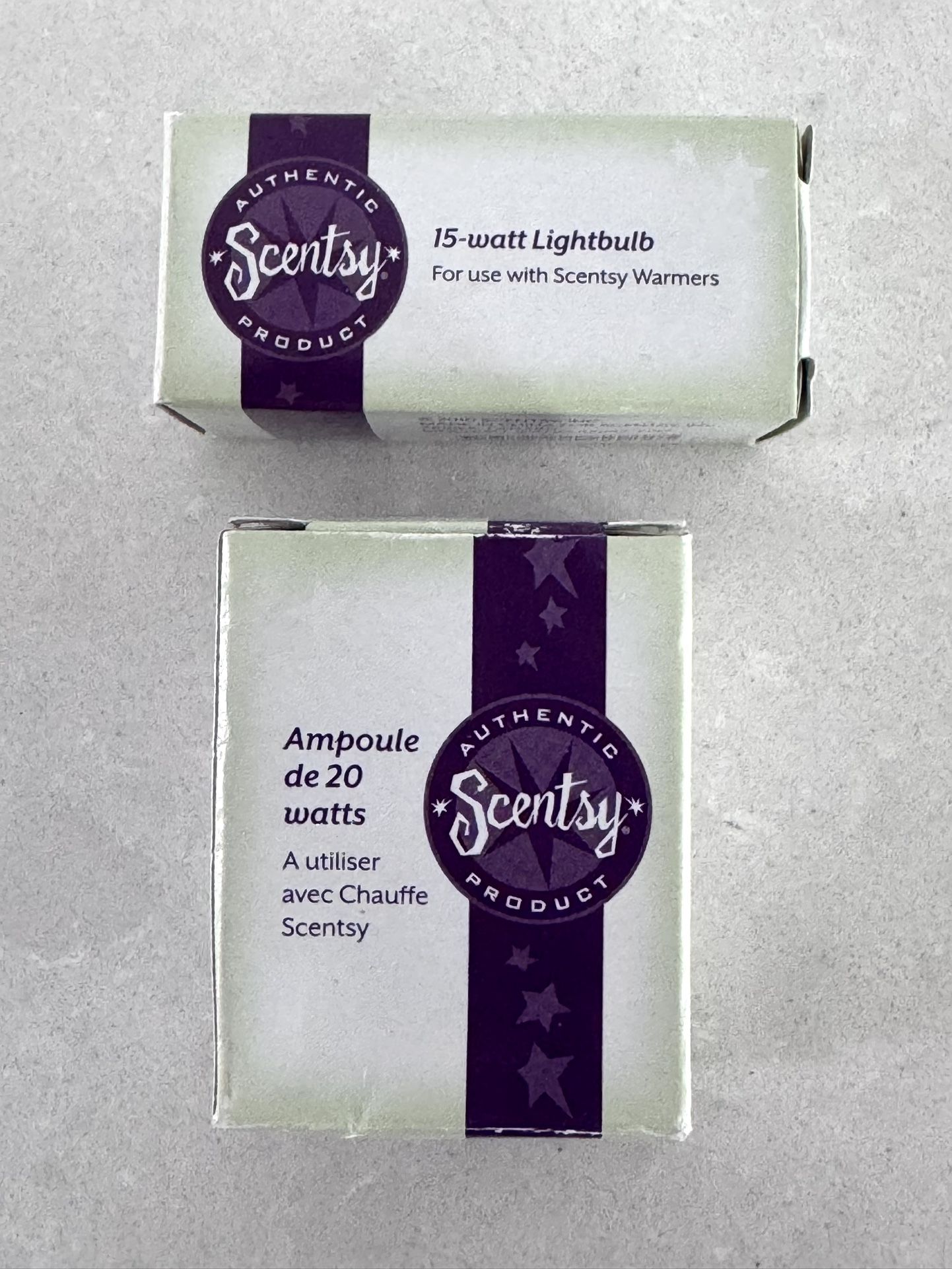 Authentic Scentsy Brand 20-watt & 15-watt Lightbulb Light Bulb Warmers, NIB