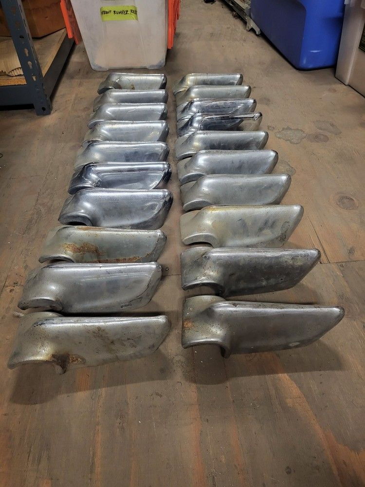 1960 Ford Thunderbird Original Used Front Bumper Guard Rest Part 1959 Tbird 1958 Hotrod Custom Truck Car Parts