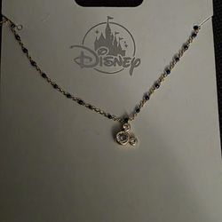 Disney Mickey Minnie Necklace 