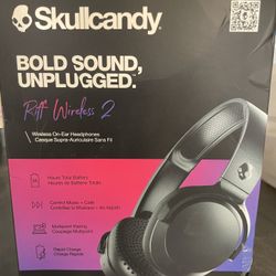 skullcandy bold sound unplugged Riff Wireless 2