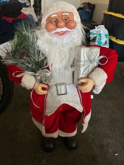 Standing Santa Claus Christmas Decoration Figure
