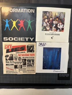 (4) CDs: Guns & Roses, Information Society, UB40, Frankie Goes To Hollywood 