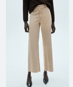 Mango Beige Jeans Women’s - size 6 US