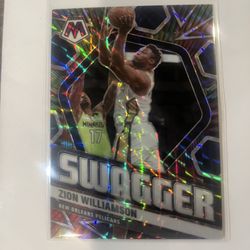 Panini 2020-21 Mosaic Swagger Prizm Zion Williamson #12 🔥🔥🔥🏀💯💪😱🐐⭐️