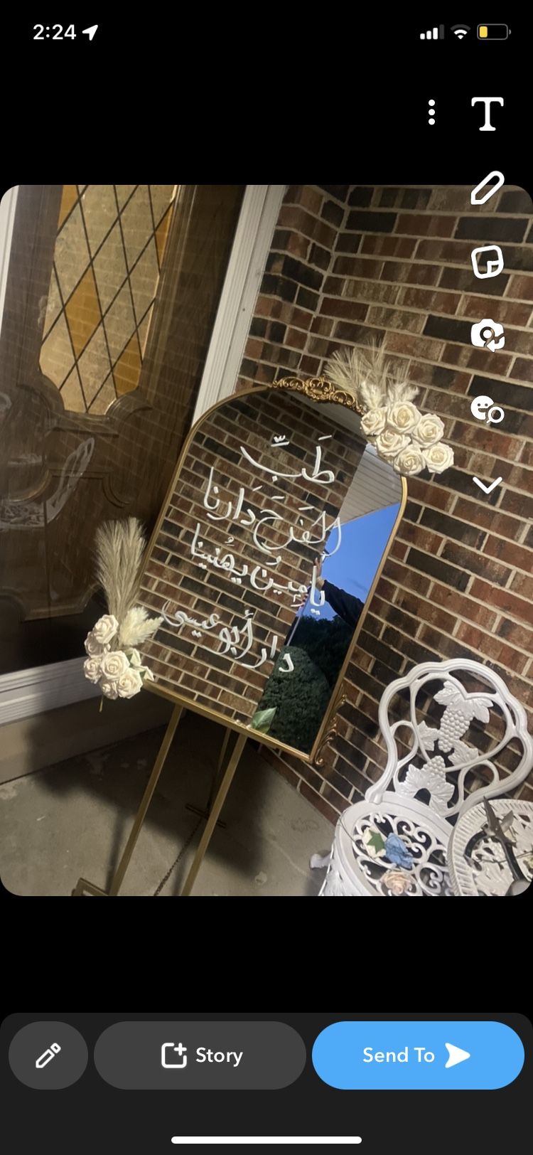 Mirror With Stand