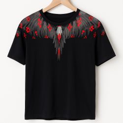 Marcelo Burlon Wing Print T-Shirt – Black Size L