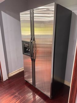 Stainless Steel Side-by-Side Refrigerator