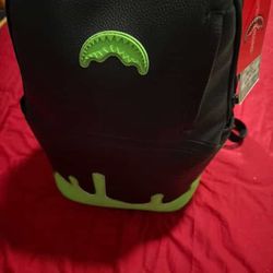 black green spray Ground backpack 