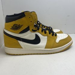 Jordan Retro 1 High OG Yellow Ochre Shoes 206385/14