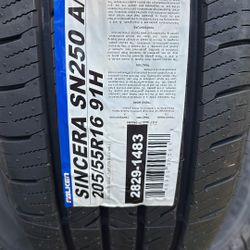 Tires โFalkenโ 205/55/16 4 Tires Brand new 500 Or Best Offer