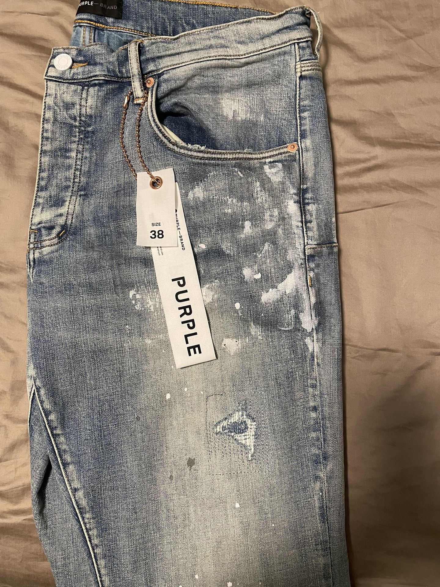 Mens Purple Brand Jeans - Size 38- Worn Once -No Trades for Sale in  Sacramento, CA - OfferUp