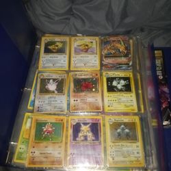 Whole Pokemon Binder For Sale With Old And New Sets  With 46 Pages 26 Holos Comes With A Tin Of Cards Also