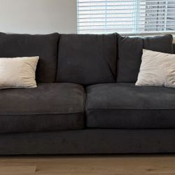 Rcwilley Spartan Gray Chair And Two Sofas Set