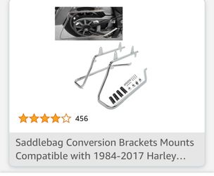 Saddlebag mounting brackets