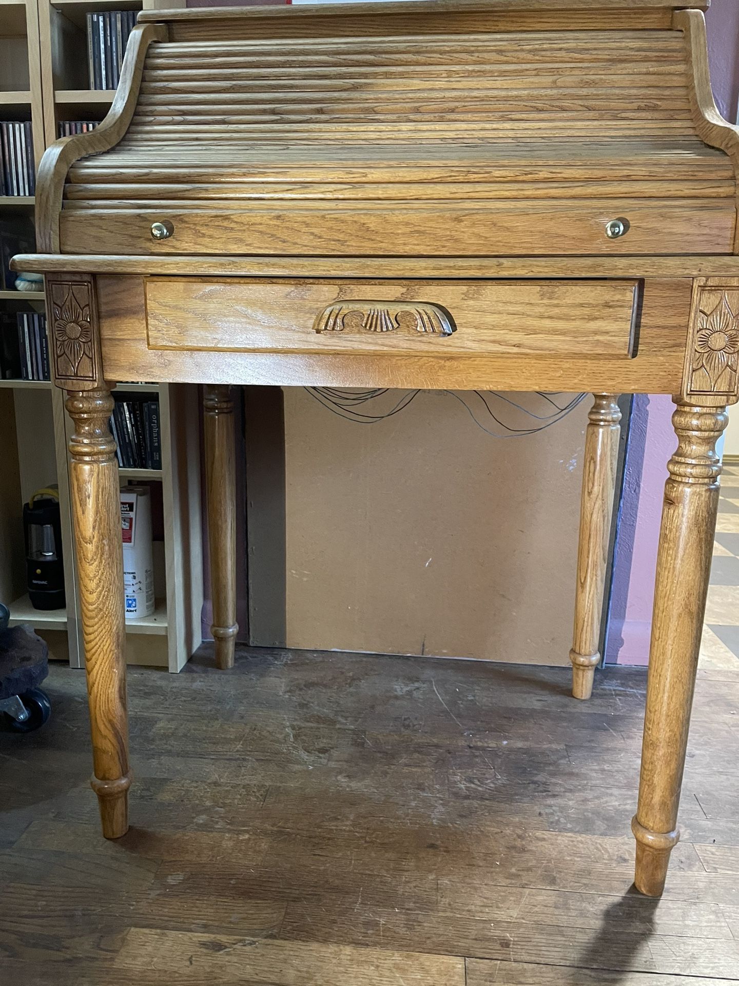Rolltop Desk Oak