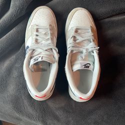 Nike Dunks Mini Swoosh Navy Greys