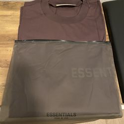 Essentials T-shirt Large Plum