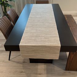 Hemp cotton table runner 20”x90”