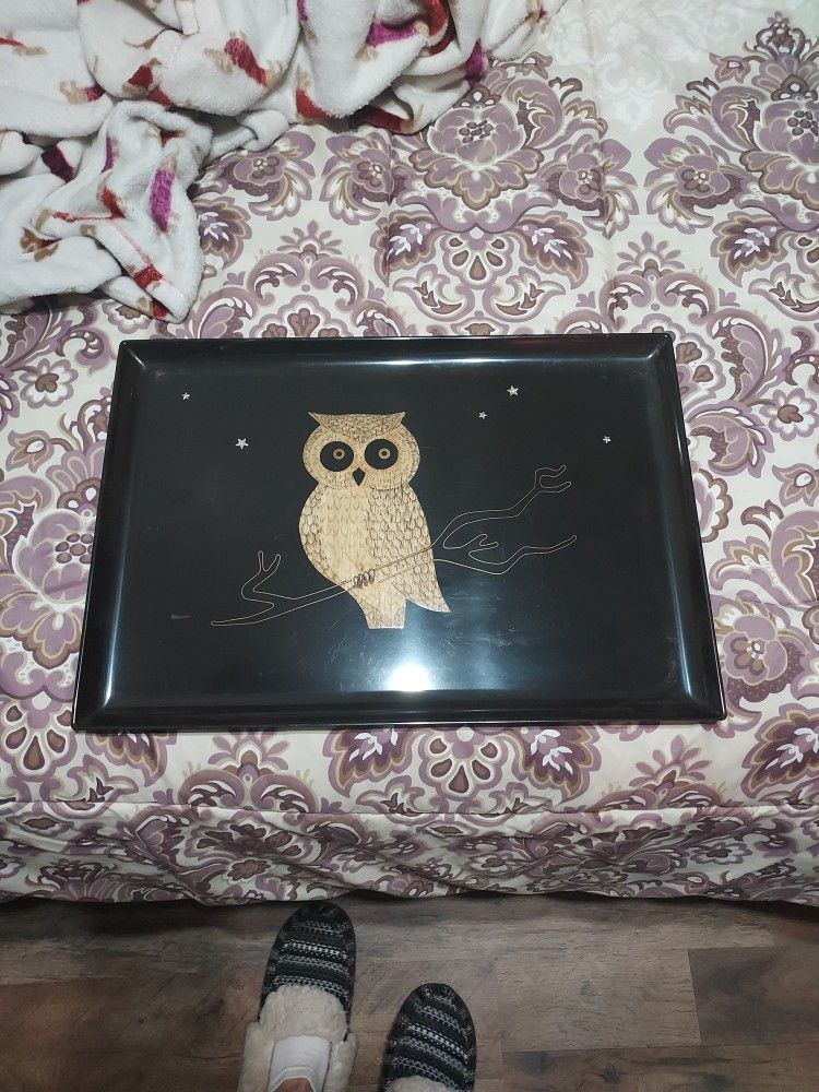 Couroc Owl Serving Tray