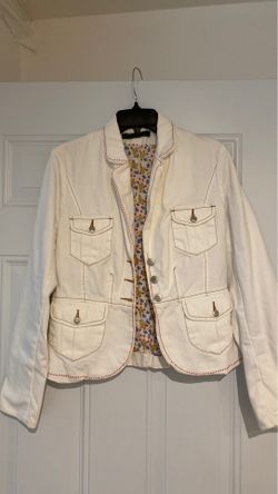 Oilily White Denim Jacket