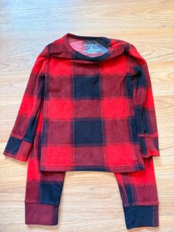 Kids Buffalo Plaid Pajama Set
