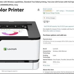 Working Used Printer $50, Worth $250