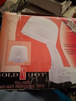 Full hood hair dryer