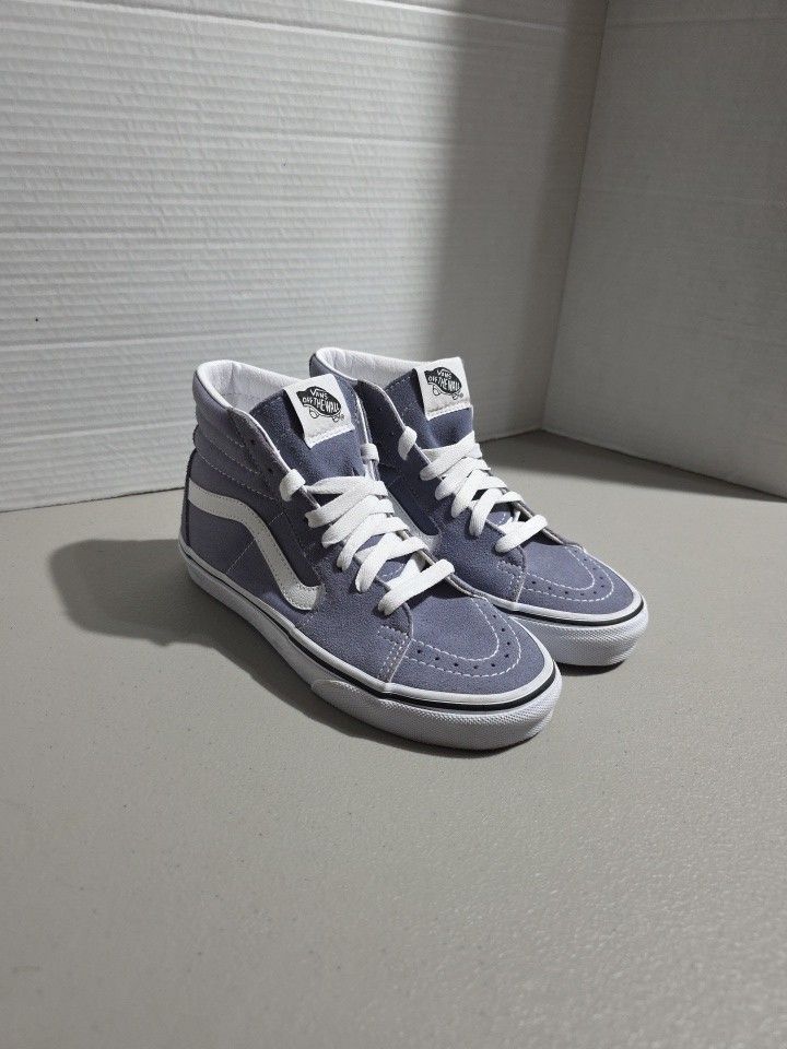 Vans Sk8-Hi Gray Canvas High Top Sneakers Men’s 4/ Women’s 5.5 Skate Shoes