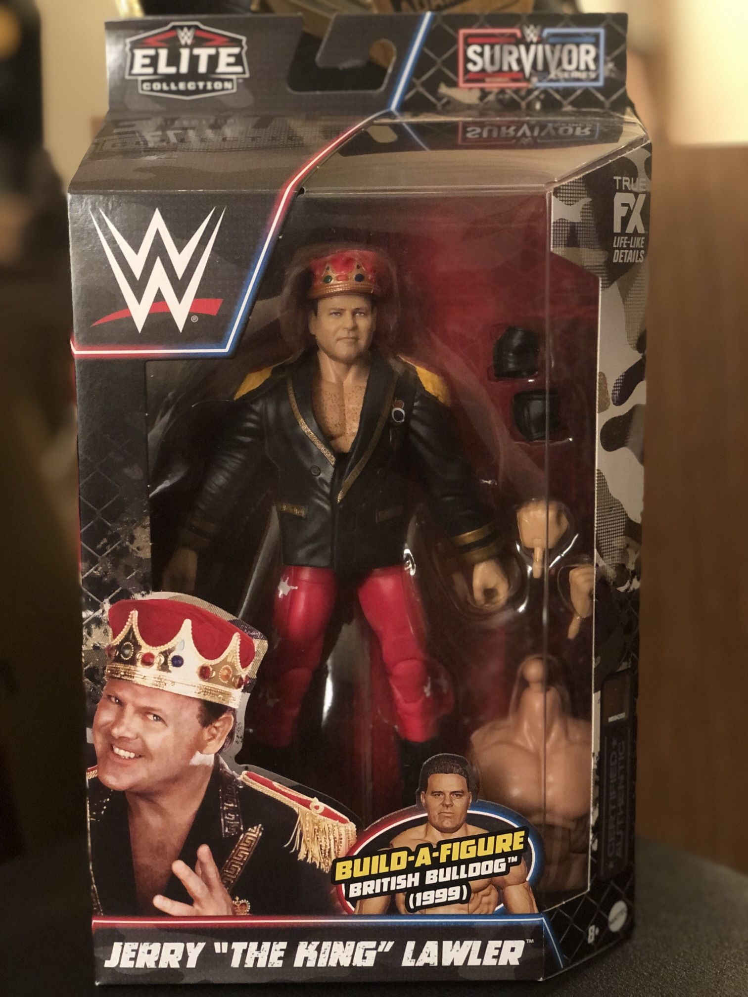 WWE: Jerry “The King” Lawler Elite Action Figure