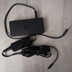 Dell D3100 USB 3.0 UHD Docking Station With AC Adapter Charger
