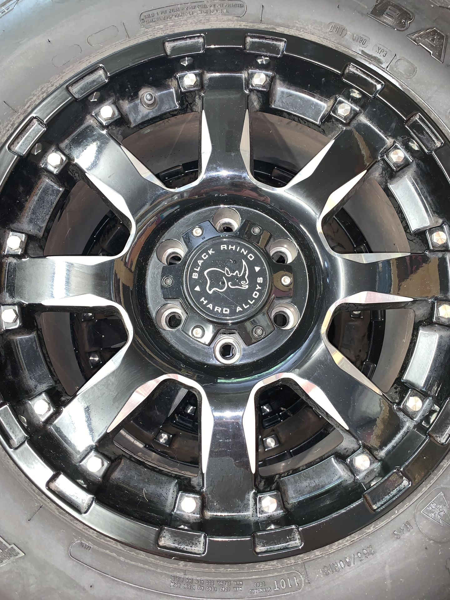 Stunners! Black Rhino 18” Sierra Alloy Wheels and Les Schwab Back