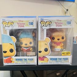 SET OF 2 WINNIE THE POOH FUNKO POPS