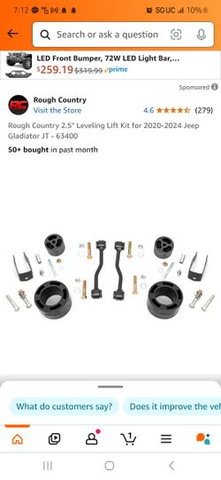 Jeep Gladiator Jt 2.5" Leveling Kit 2020-2024