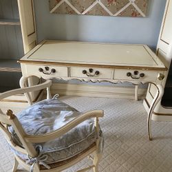 Antique Desk With Chair