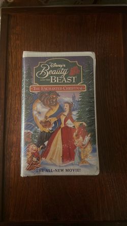 Brand New- Beauty and the Beast The Enchanted Christmas VHS Tape in original seal/packaging