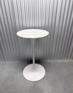 Modway Lippa" Round Modern Artificial Marble Bar Table